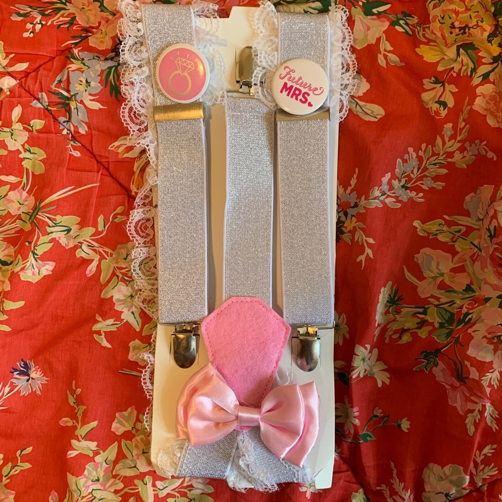Bride Suspenders for Future Mrs.